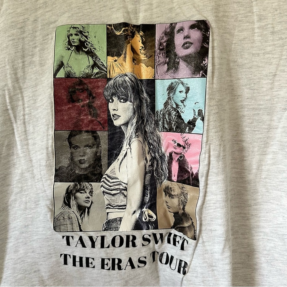 Taylor Swift The Eras Tour Graphic Tee - Gray